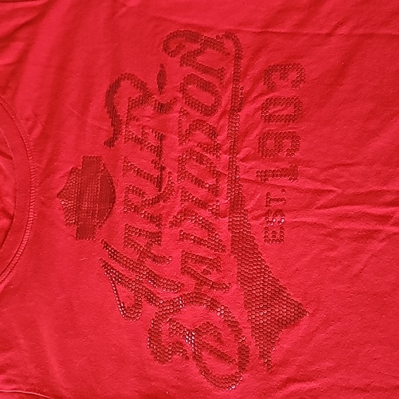 STUNNING RED BLING  HARLEY DAVIDSON LIVERMORE - Picture 4 of 11